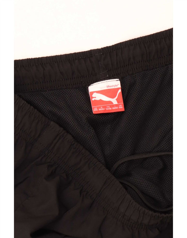 Мужские спортивные шорты-бермуды с рисунком Puma 2XL, черные