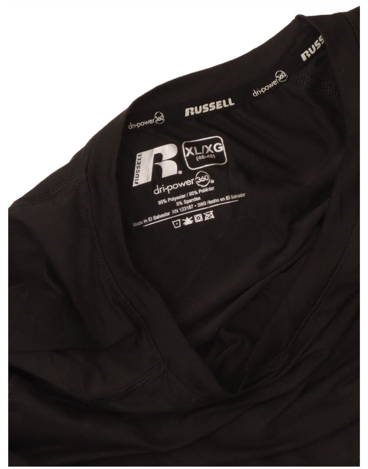 Мужской топ RUSSELL ATHLETIC с длинным рукавом XL, серый полиэстер