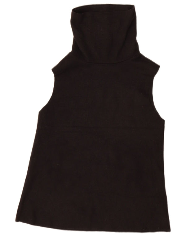 Женский жилет Zara UK 8, маленький, черный, хлопок