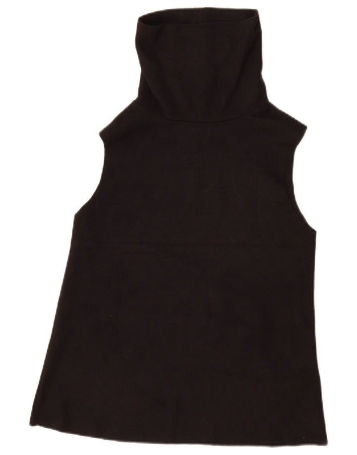 Женский жилет Zara UK 8, маленький, черный, хлопок