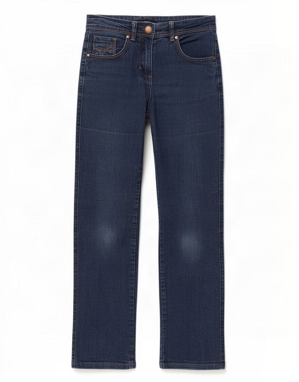 Женские прямые джинсы M&Co UK 8, маленькие W28 L29, синие