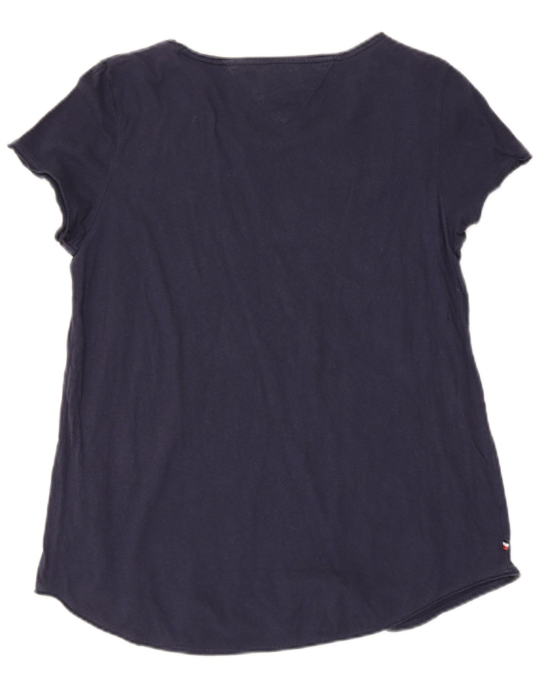 Женская футболка Tommy Hilfiger Top UK 12 Medium Navy Blue