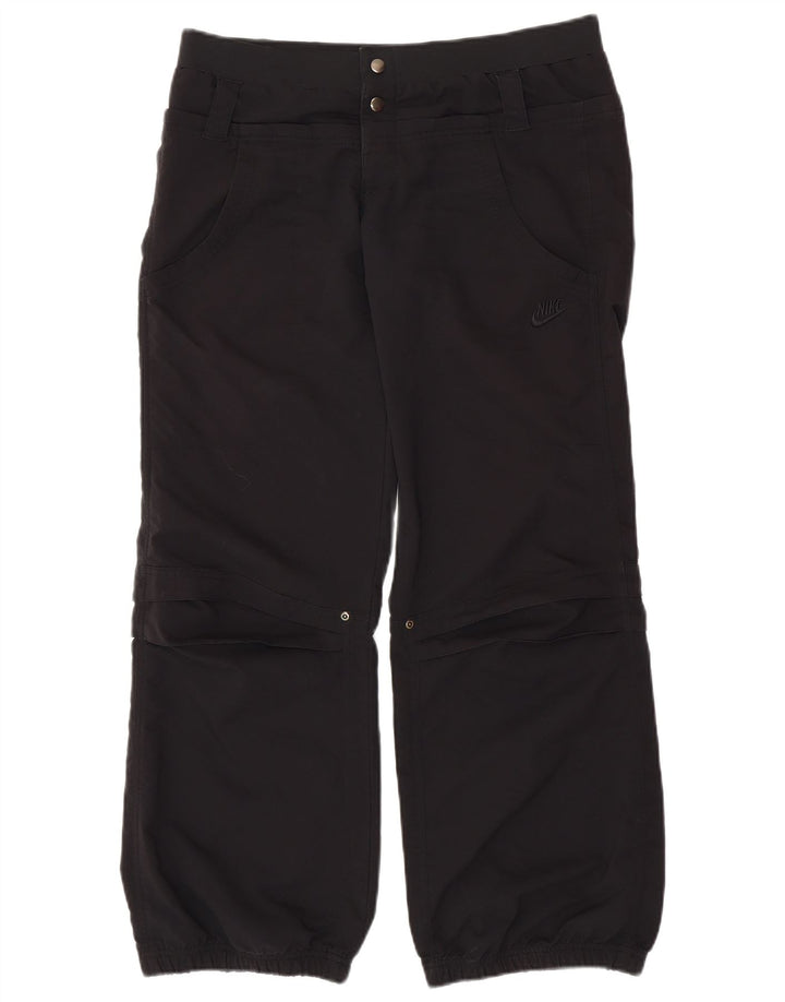 Женские походные брюки свободного кроя NIKE Dri Fit UK 12 Medium W32 L31, черные