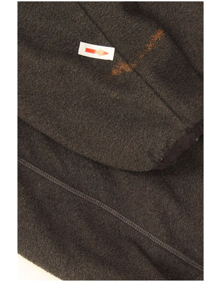 Berghaus Мужской флисовый джемпер с воротником на молнии, большой зеленый полиэстер с крапинками