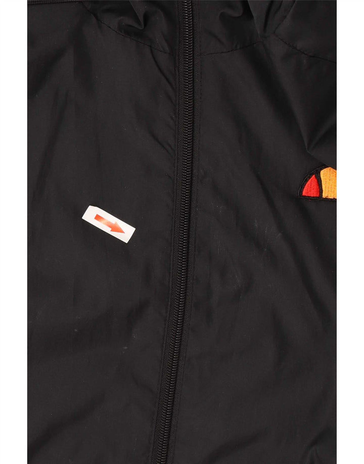 Мужской спортивный костюм с капюшоном Ellesse, маленькая черная куртка с цветными блоками