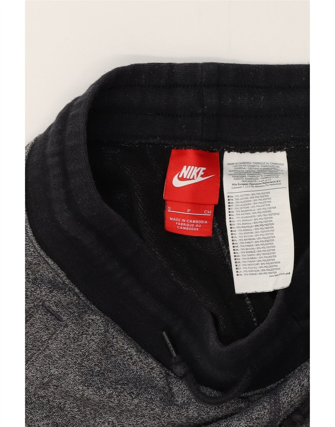 Мужские спортивные шорты NIKE, маленькие серые хлопковые крапинки