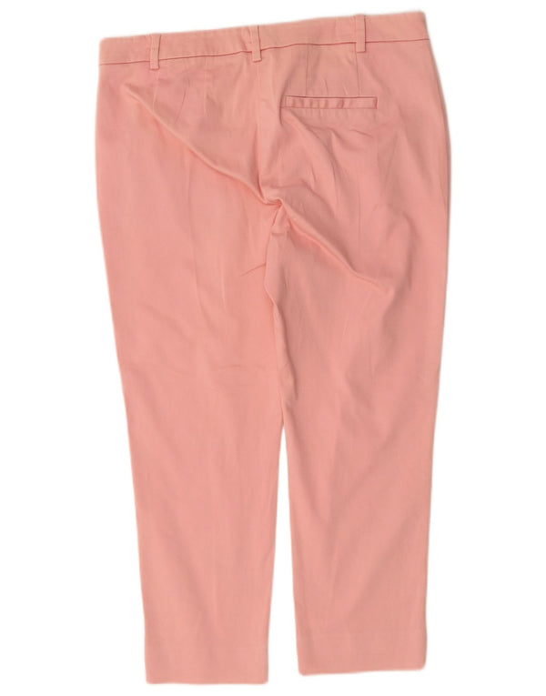 Женские капри Marks & Spencer UK 14, большие W34 L23, розовый хлопок