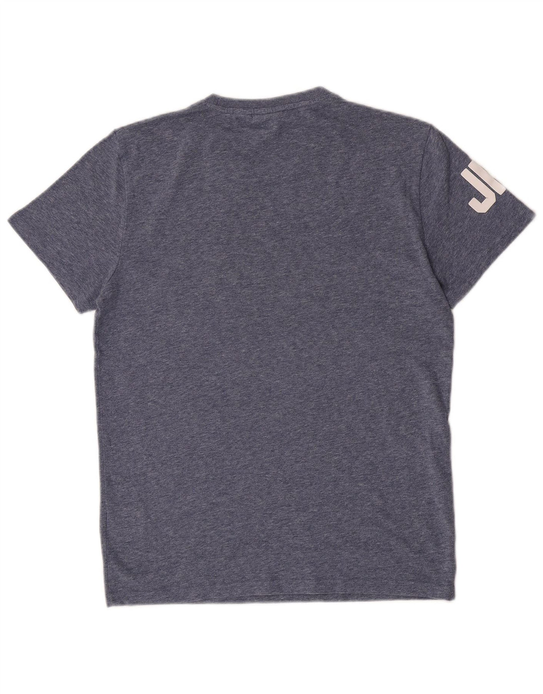 Superdry Мужская футболка с рисунком Верх среднего серого цвета, хлопок