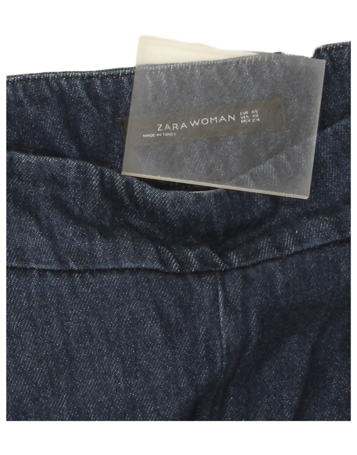 Женские джинсы Bootcut Zara XS W24 L26 темно-синие