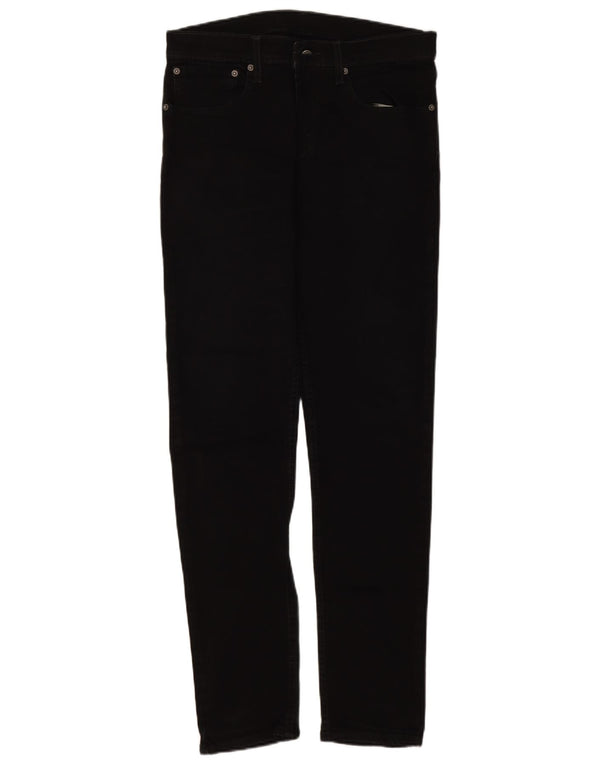 Мужские зауженные зауженные джинсы Levi's 512 W32 L32, черный хлопок