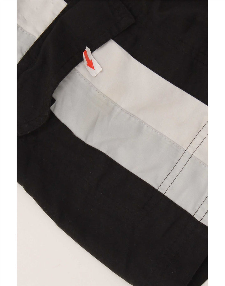Мужские спортивные шорты Fila XL, черные с цветными блоками