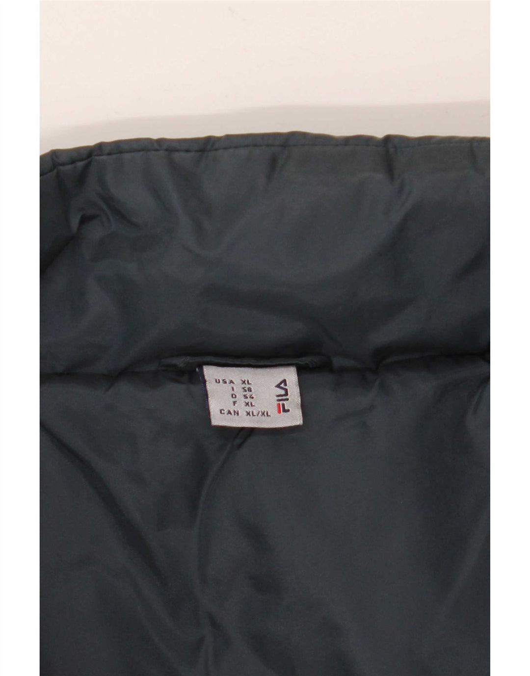 Мужская стеганая куртка Fila IT 56 XL Темно-синий с цветными блоками