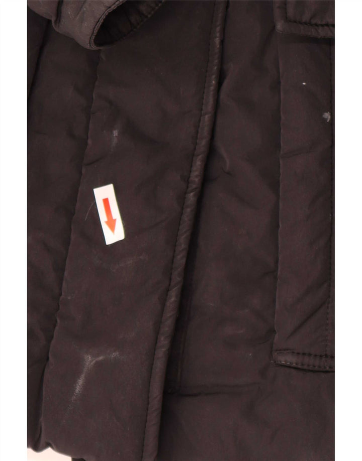 Женское стеганое пальто Refrigiwear UK 14, большой черный полиамид