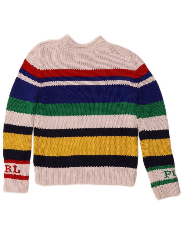 Джемпер с высоким воротником Polo Ralph Lauren для мальчиков, маленький разноцветный, 6–7 лет