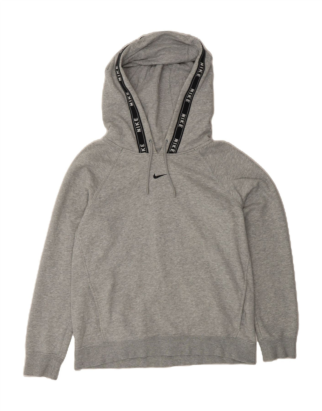 NIKE Mens Graphic Hoodie Jumper Small Grey Cotton Vintage Nike and Second-Hand Nike from Messina Hembry 