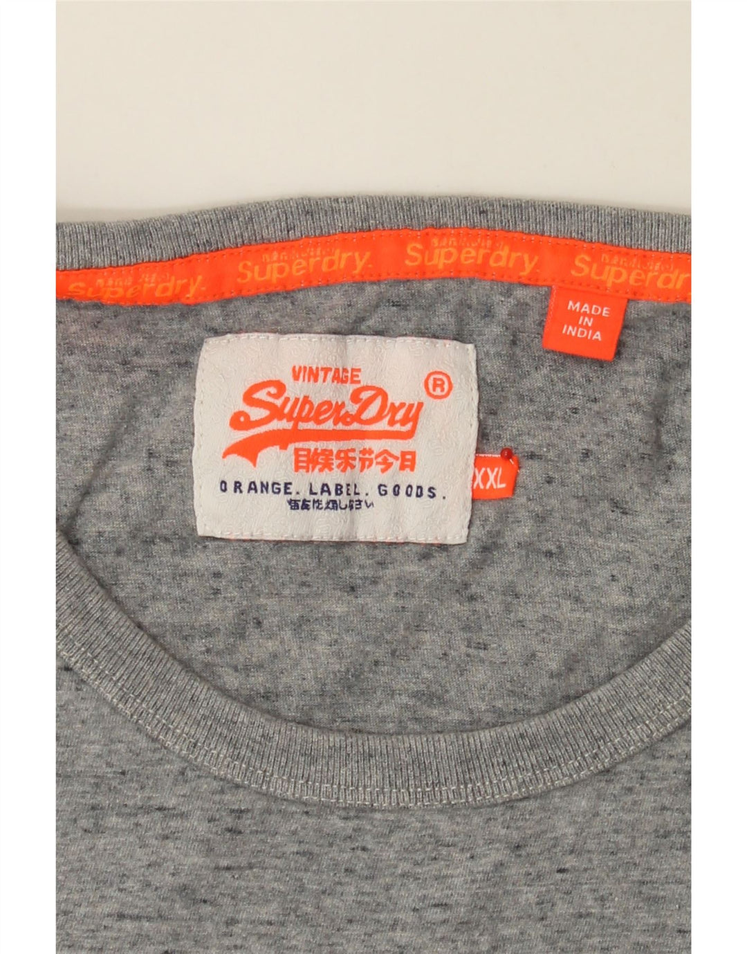 SUPERDRY Womens Vest Top UK 20 2XL Grey Cotton Vintage Superdry and Second-Hand Superdry from Messina Hembry 