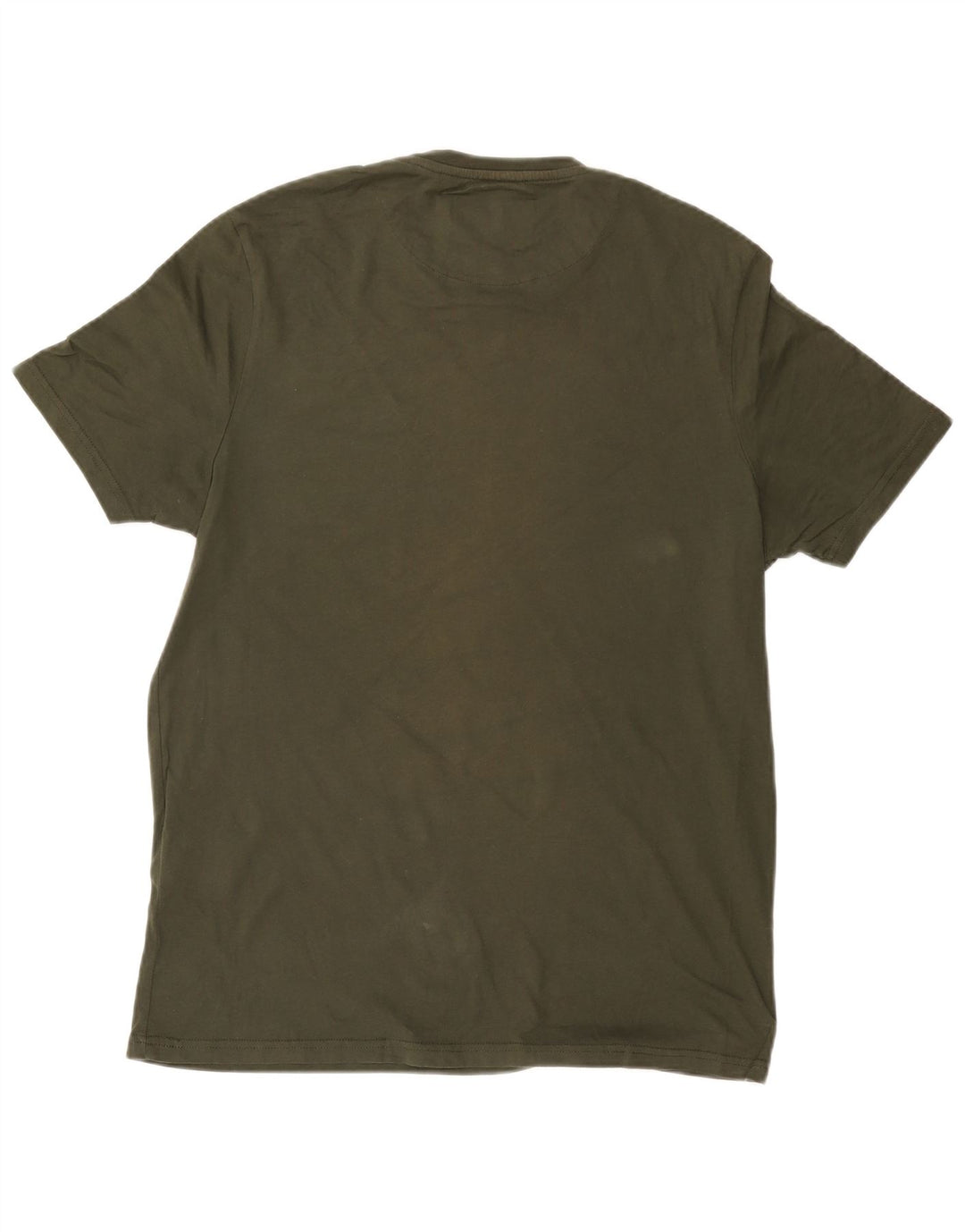 Мужская футболка LYLE & SCOTT, большой цвет, цвет хаки, хлопок