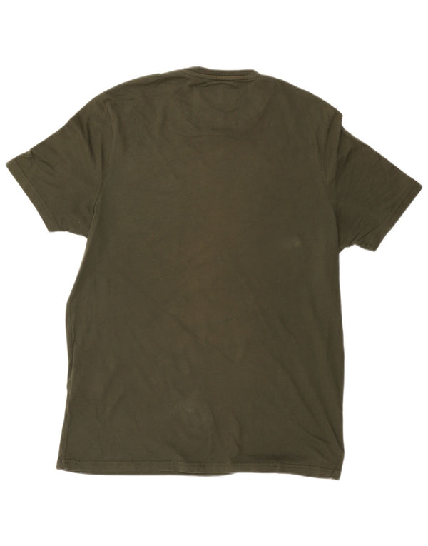 Мужская футболка LYLE & SCOTT, большой цвет, цвет хаки, хлопок