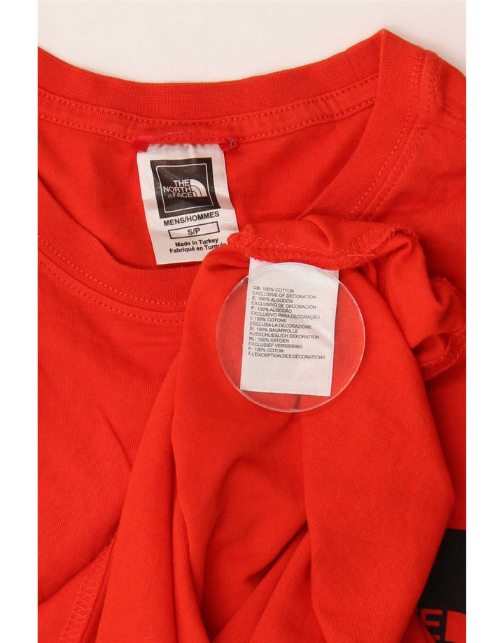 Мужская футболка The North Face, маленький красный хлопок