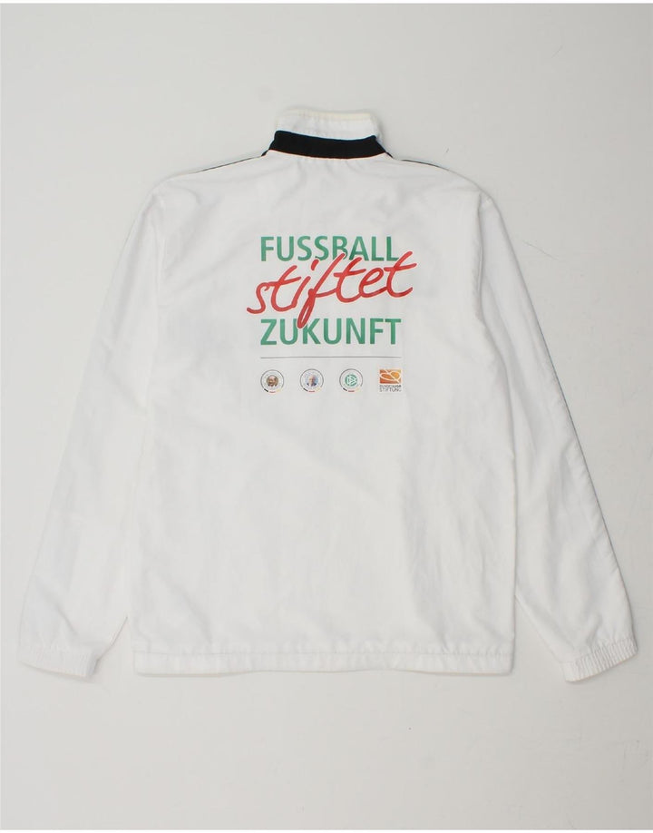 ADIDAS Mens Graphic Full Tracksuit Small White Polyester Vintage Adidas and Second-Hand Adidas from Messina Hembry 