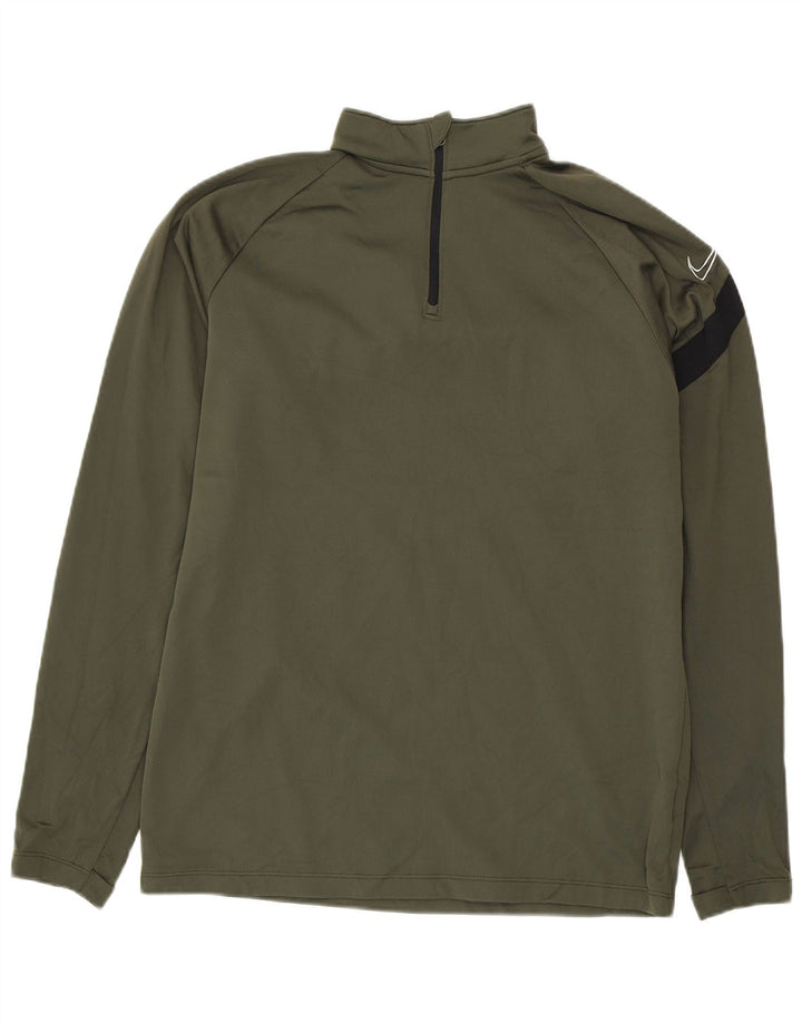 Мужской пуловер NIKE Dri Fit с графическим принтом, спортивный костюм, средний, хаки, цветные блоки
