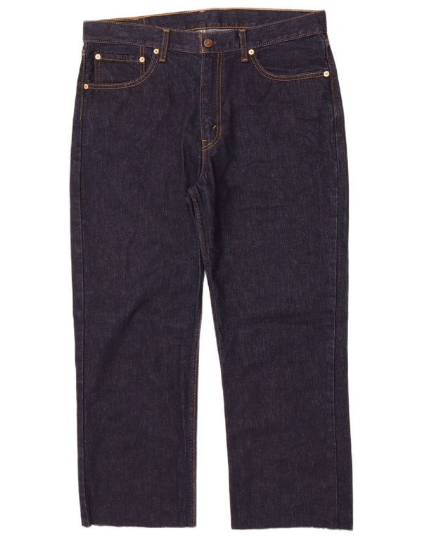 Мужские укороченные джинсы Levi's 751 W36 L26 Темно-синие, хлопок