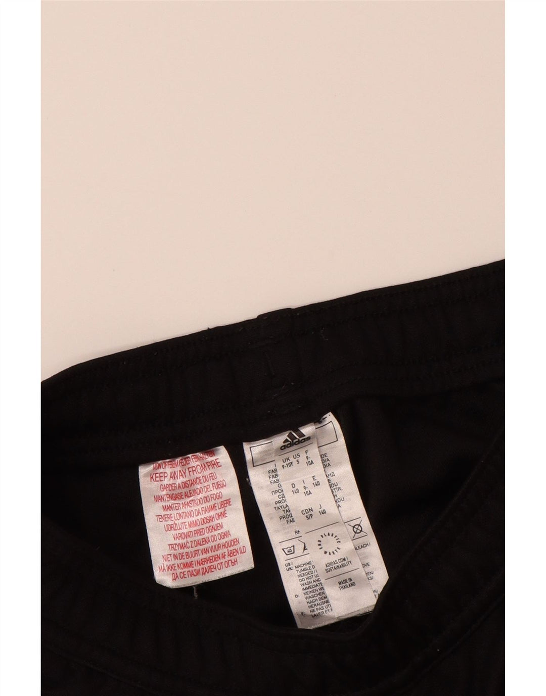 Спортивные брюки ADIDAS Aeroready для мальчиков 9-10 лет, черный полиэстер