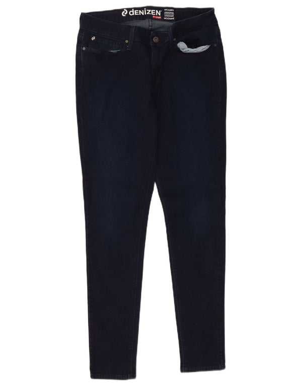 Женские джинсы скинни Levi's Denizen Legging US 12, большие W32 L29, темно-синие