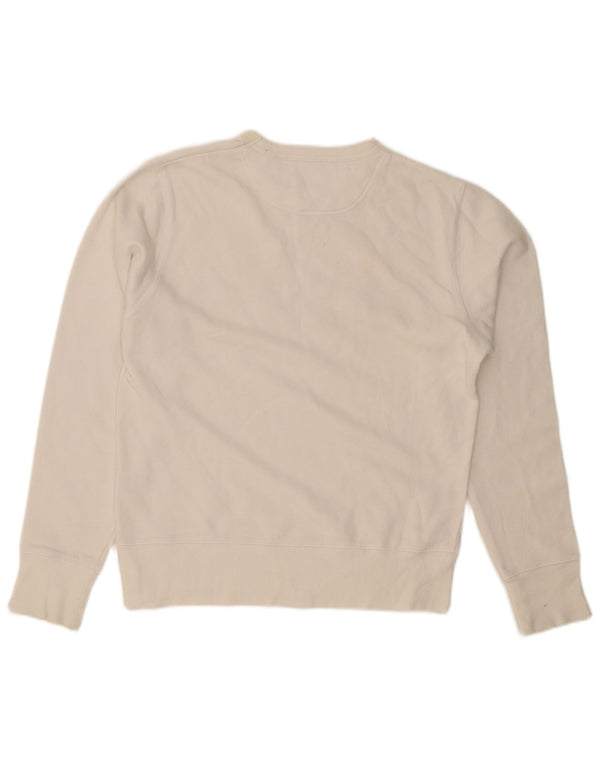Мужской свитшот с рисунком Ben Sherman, джемпер среднего размера, белый хлопок, хлопок