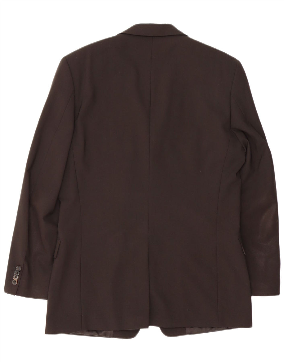 Мужской пиджак с 3 пуговицами Hugo Boss IT 46, маленький черный из натуральной шерсти