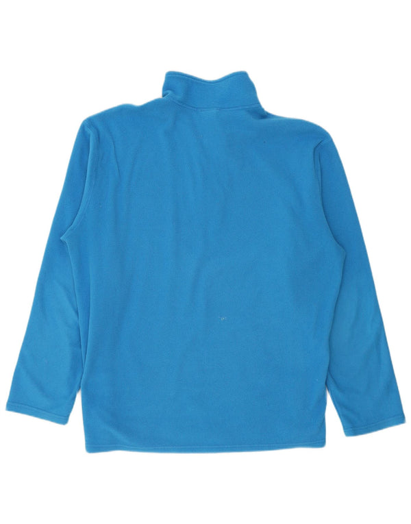 Мужской флисовый джемпер с воротником на молнии The North Face XL, синий полиэстер