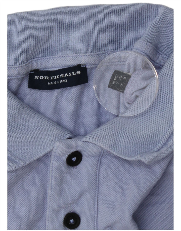 Мужская рубашка поло NORTH SAILS XL, синяя, хлопок