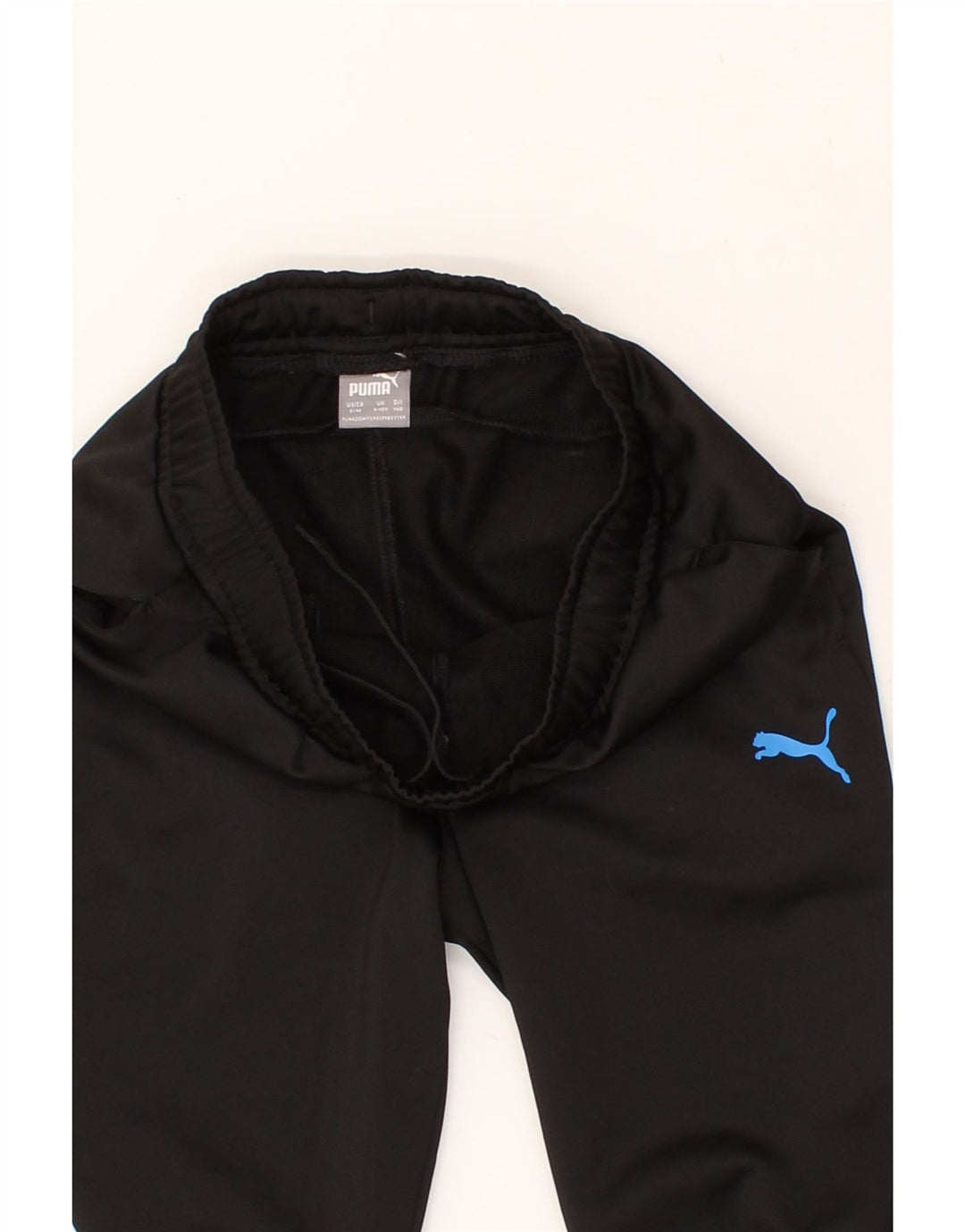 PUMA Boys Tracksuit Trousers 9-10 Years Black Vintage Puma and Second-Hand Puma from Messina Hembry 