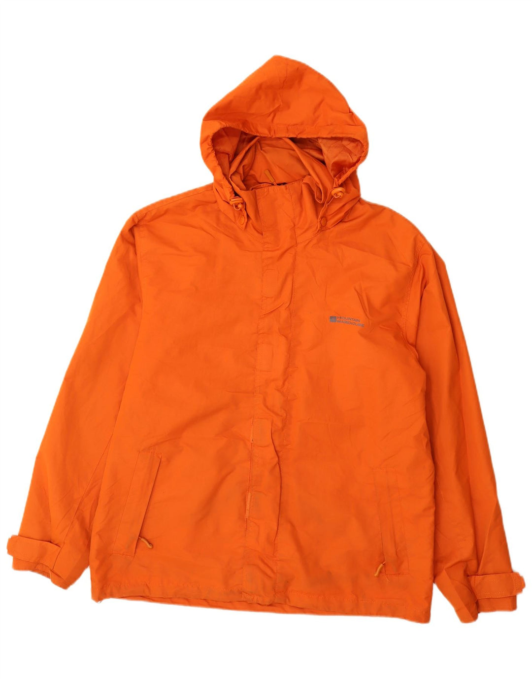 Мужская дождевик с капюшоном Mountain Warehouse UK 38, средний оранжевый полиэстер