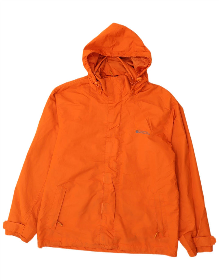 Мужская дождевик с капюшоном Mountain Warehouse UK 38, средний оранжевый полиэстер