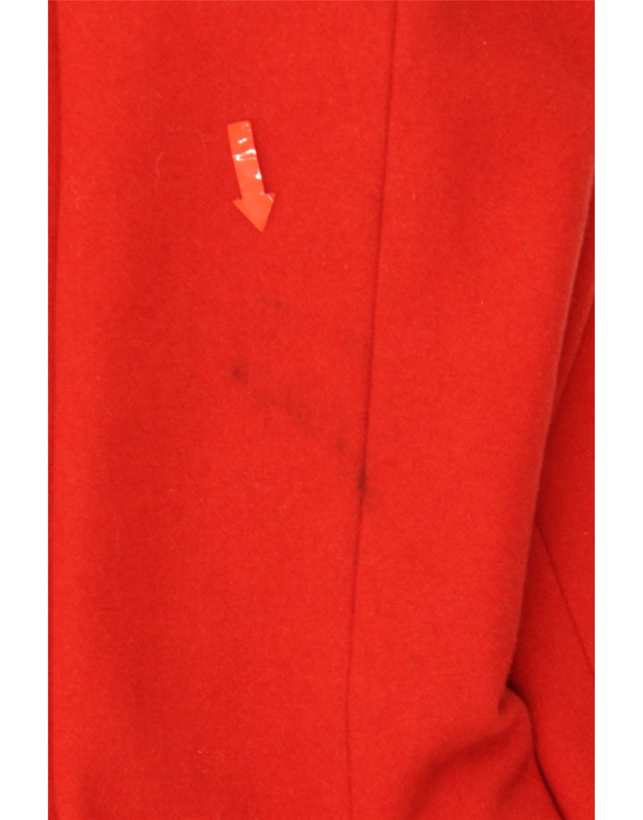 BENETTON Womens Jacket UK 6 XS Red Wool Vintage Benetton and Second-Hand Benetton from Messina Hembry 