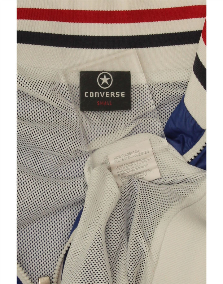Мужская спортивная куртка Converse, маленькая синяя, полиэстер с цветными блоками