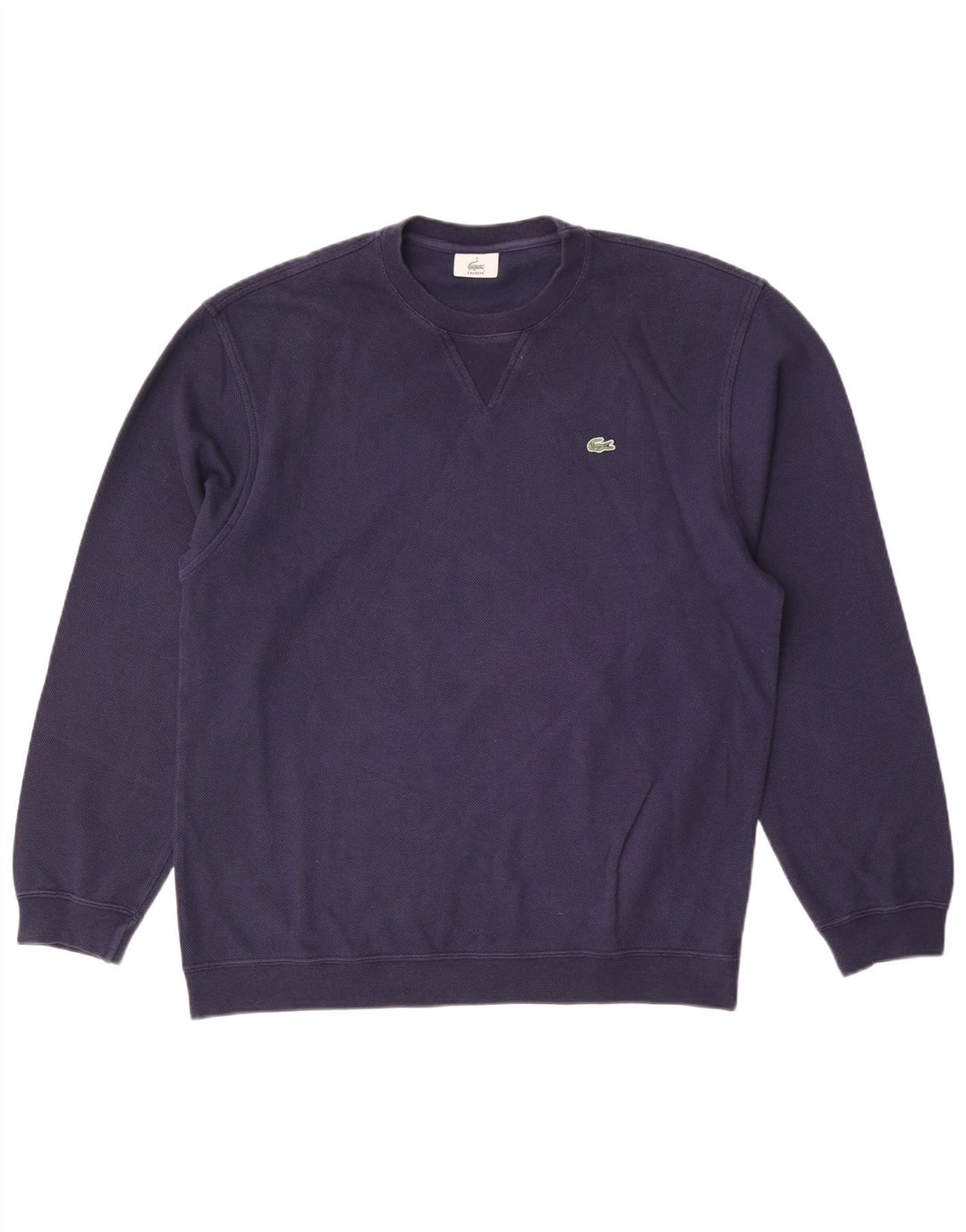 Мужской свитер Lacoste, размер 4, средний, темно-синий, хлопок