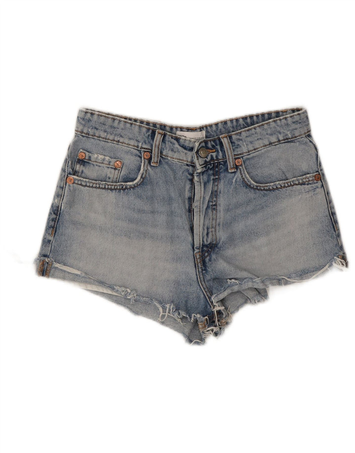 Женские джинсовые шорты Zara EU 36 XS W26 Синие