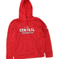 ADIDAS Mens Graphic Hoodie Jumper Large Red Polyester Vintage Adidas and Second-Hand Adidas from Messina Hembry 