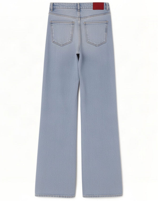 Zara Женские широкие джинсы EU 32 2XS W22 L36 Синий