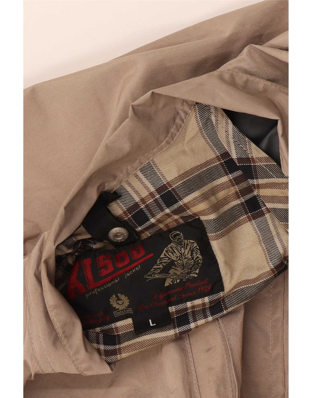 Мужская куртка Belstaff UK 40, большая, бежевая