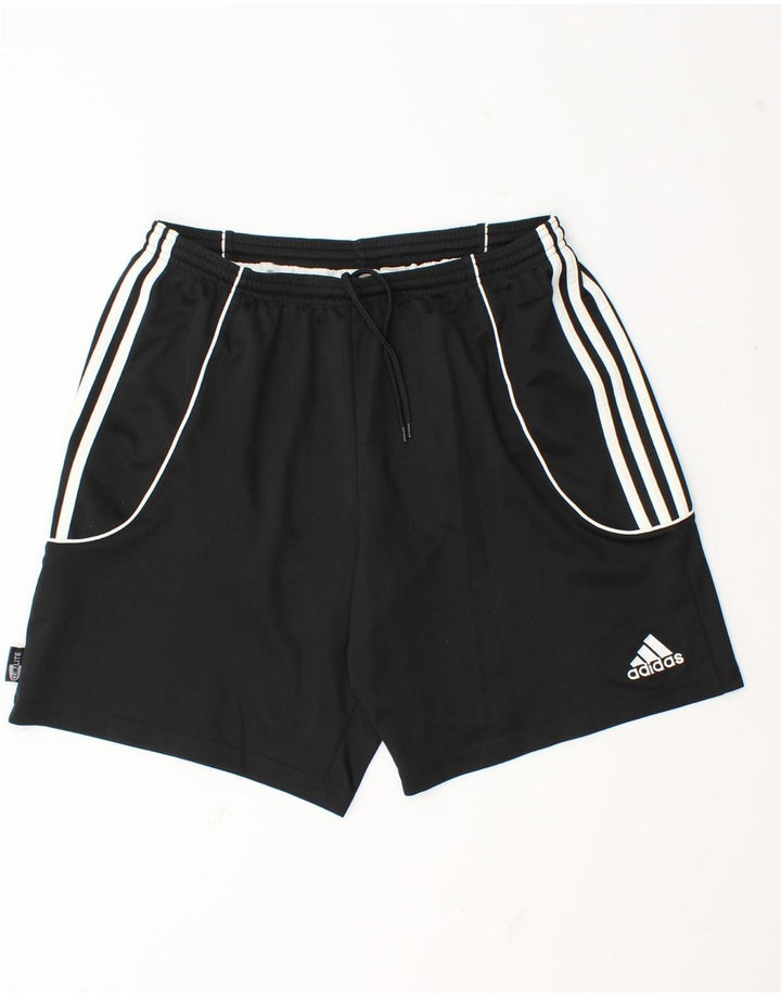 Мужские спортивные шорты Adidas Climalite, большие черные из полиэстера