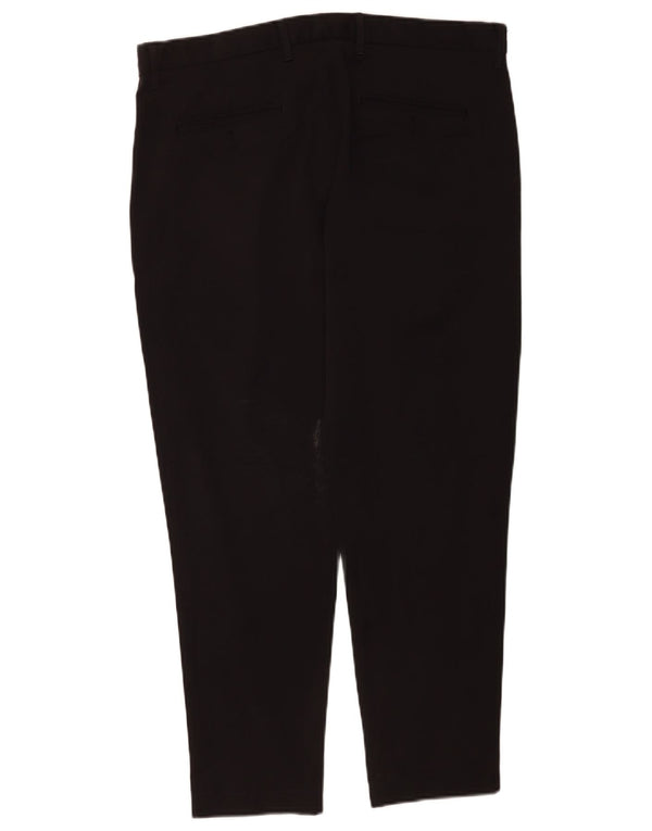 Мужские узкие брюки-чиносы Zara EU 44, большие W34 L28, черные, хлопковые