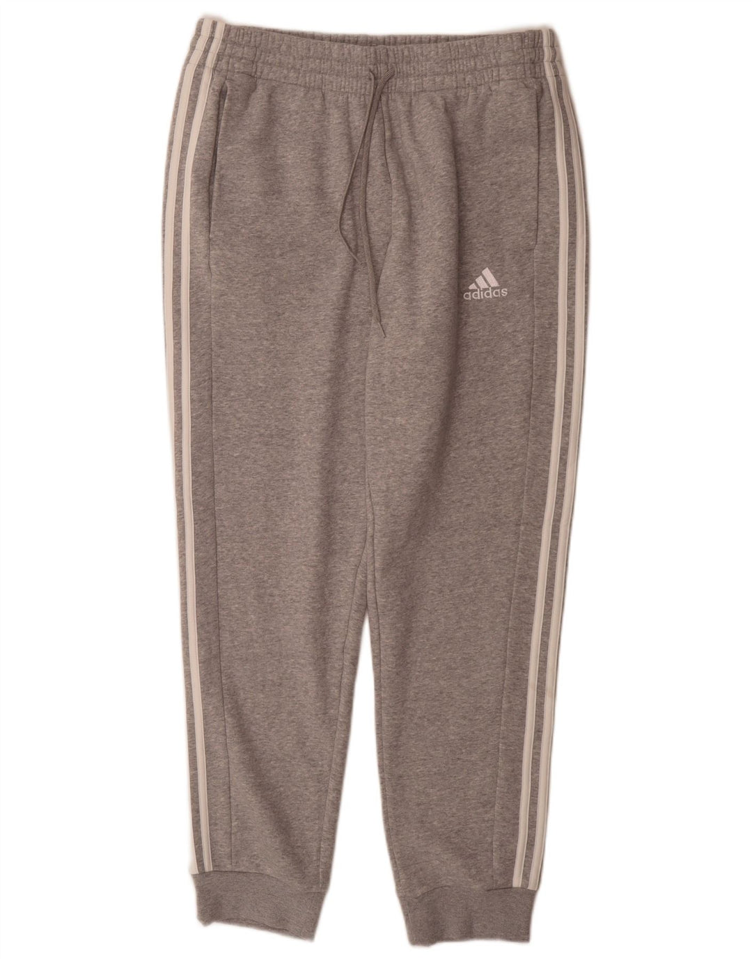 Мужские спортивные брюки Adidas для бега, большие серые хлопковые брюки