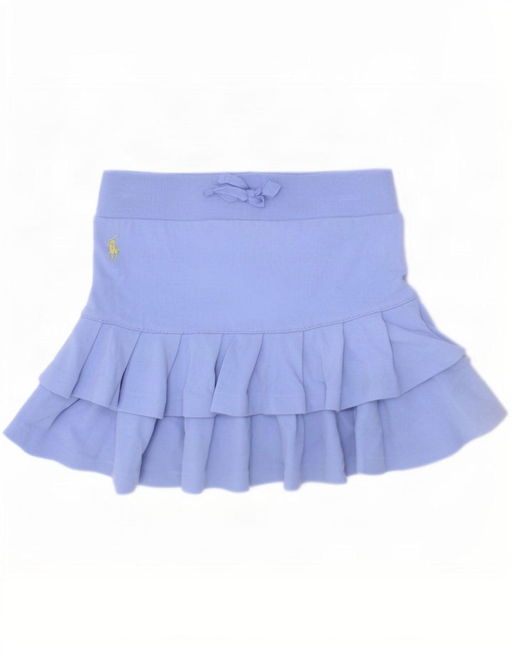 Юбка Ralph Lauren для девочек 4–5 лет, синяя, хлопковая