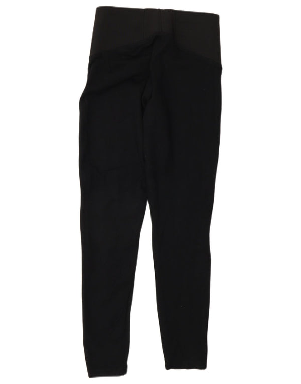 Женские леггинсы Marks & Spencer UK 8, черные, вискоза