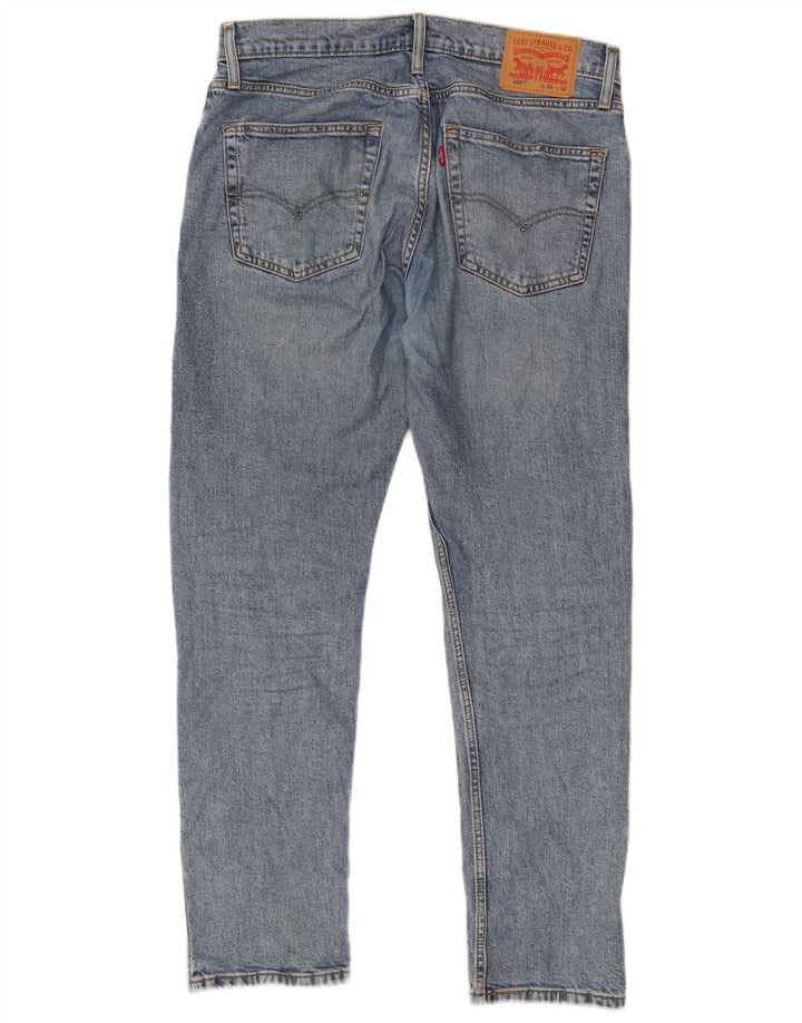Мужские зауженные джинсы Levi's 502 W33 L32 синие, хлопок
