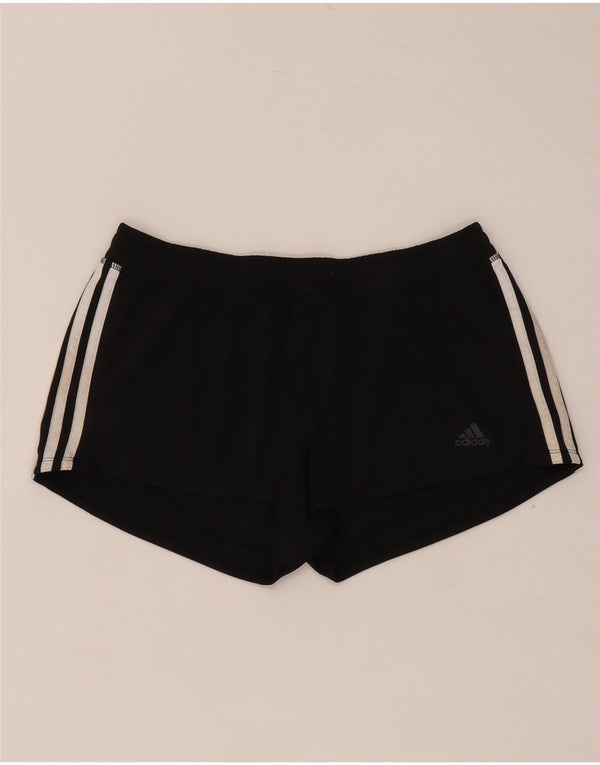 Женские спортивные шорты Adidas Aeroready UK 12/14, средний черный, полиэстер
