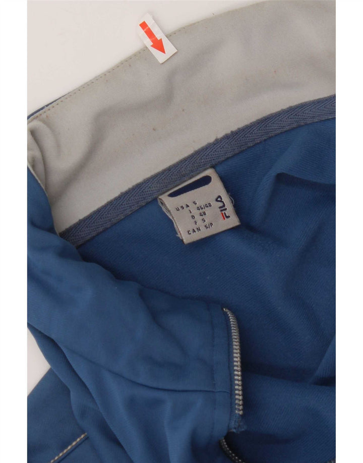 Fila Мужской спортивный костюм Top Jacket IT 46/48 Маленький синий полиэстер с цветными блоками